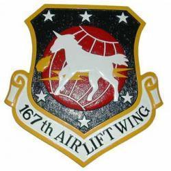 167th Airlift Squadron Plaque