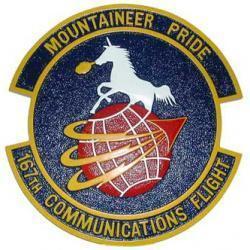 167th Communications Flight Plaque