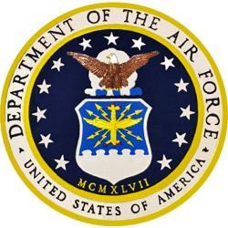 U.S. Air Force Full Color Cast Aluminum Plaque