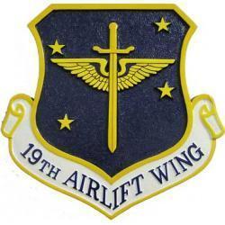 19th Airlift Wing Plaque