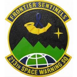213th space warning squadron plaque