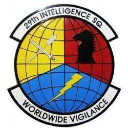 29th Intelligence Squadron Seal Plaque