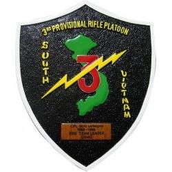 3rd Provisional Rifle Platoon Seal Plaque 