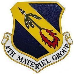 4th Materiel Group Seal Plaque