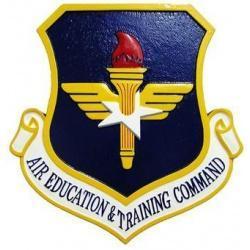 air education and training command aetc plaque