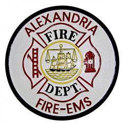 Alexandria Fire EMS Plaque
