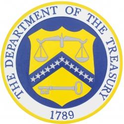 Department of the Treasury Seal Plaque 
