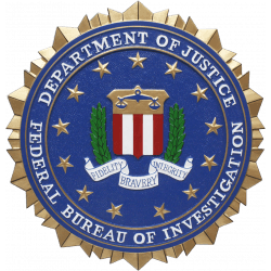FBI Seal Wall Podium Emblem Plaque
