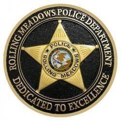 Rolling Meadows Police Department Wall Plaque