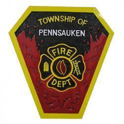 Township Of Pennsauken Fire Department Patch Seal Plaque