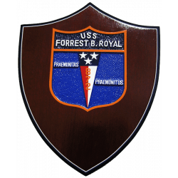 USS Forrest B. Royal Presentation Plaque